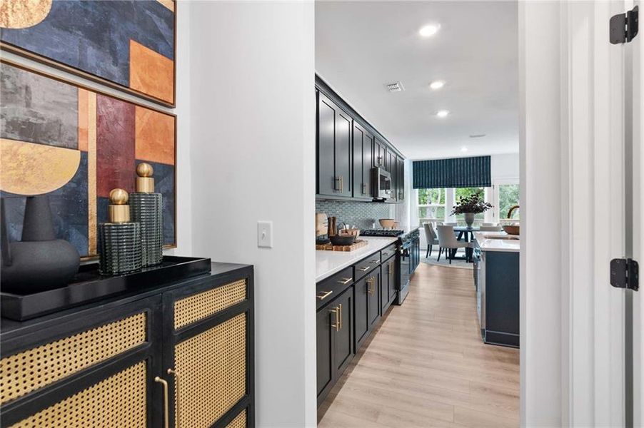 Furnished interior view inside a new home in Creekside, Dawsonville (Image 35). Furnished interior view inside a new home in Creekside, Dawsonville (Image 35).