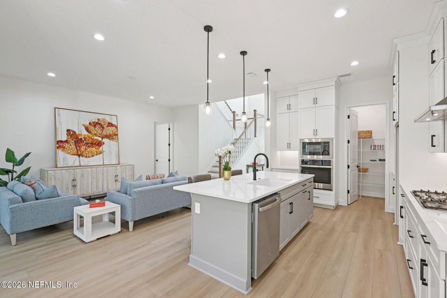 Furnished interior view inside a new home in Middlebourne, St. Johns (Image 42). Furnished interior view inside a new home in Middlebourne, St. Johns (Image 42).