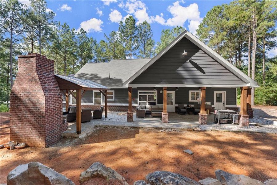Front exterior of a new home in , Royston, GA, highlighting curb appeal (Image 19).