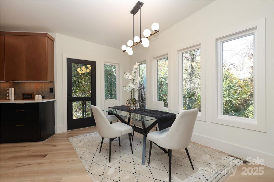 Furnished interior view inside a new home in , Charlotte (Image 10).