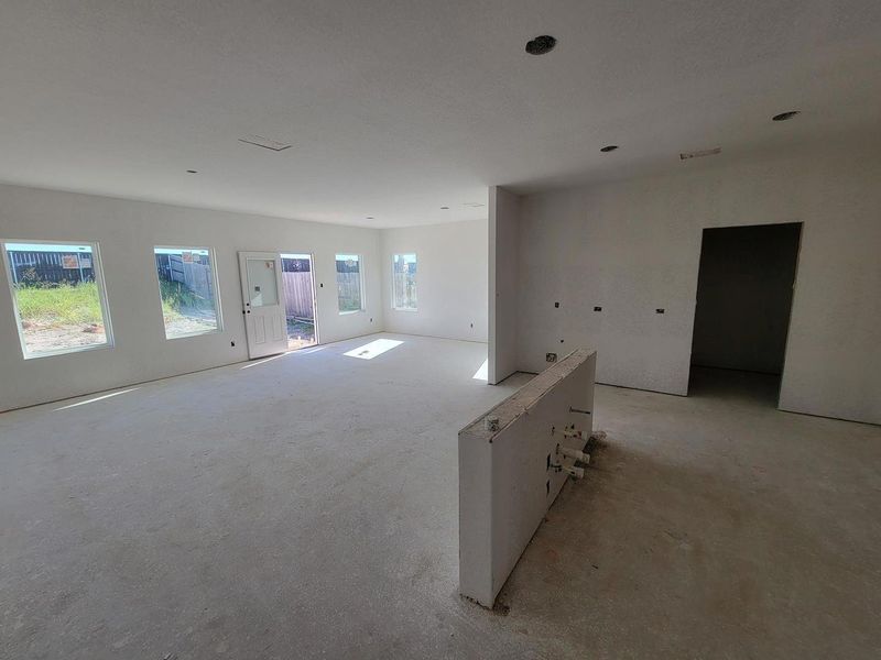 In-progress construction of a new home in Cloverleaf, Austin, TX (Image 32).