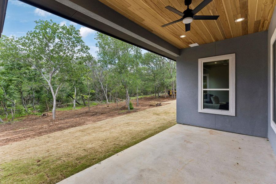 Exterior details and patio area of a home in , Bastrop (Image 3).