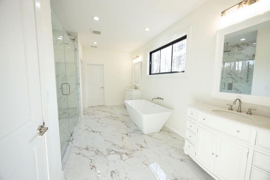 Furnished interior view inside a new home in , Atlanta (Image 7).