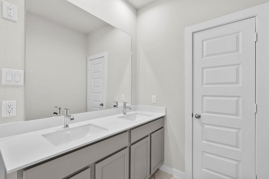 Furnished interior view inside a new home in Cypresswood Landing, Humble (Image 9).