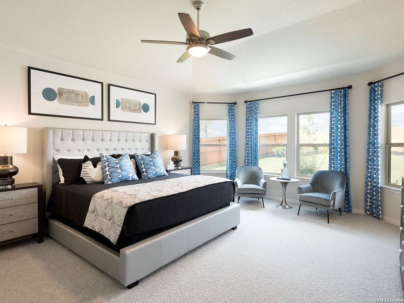 Furnished interior view inside a new home in Arcadia Ridge - Premier Series, San Antonio (Image 12).