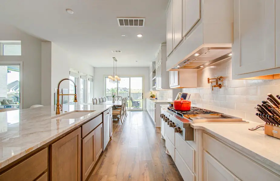 Furnished interior view inside a new home in , Manvel (Image 40).