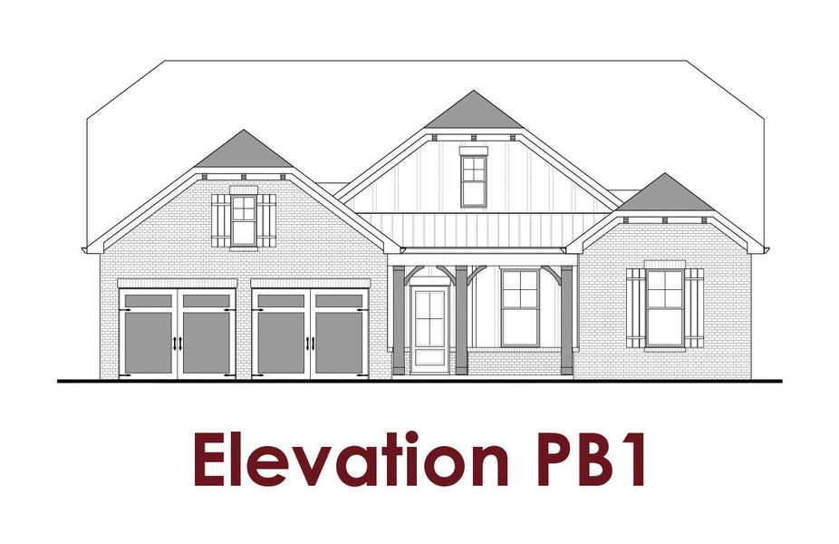 Representative rendering of the exterior for the Kingston Primary Suite on Main by Chafin Communities (Image 1). Representative rendering of the exterior for the Kingston Primary Suite on Main by Chafin Communities (Image 1).
