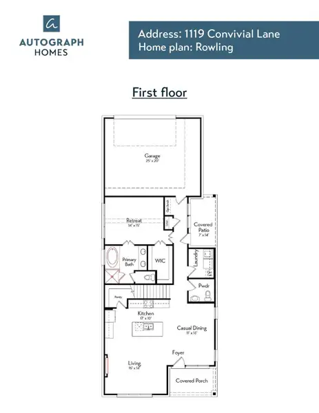 2D floor plan layout of this home in Indigo, Richmond, TX (Image 3). 2D floor plan layout of this home in Indigo, Richmond, TX (Image 3).