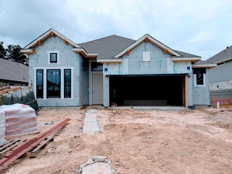 In-progress construction of a new home in Artavia, Conroe, TX (Image 9). In-progress construction of a new home in Artavia, Conroe, TX (Image 9).