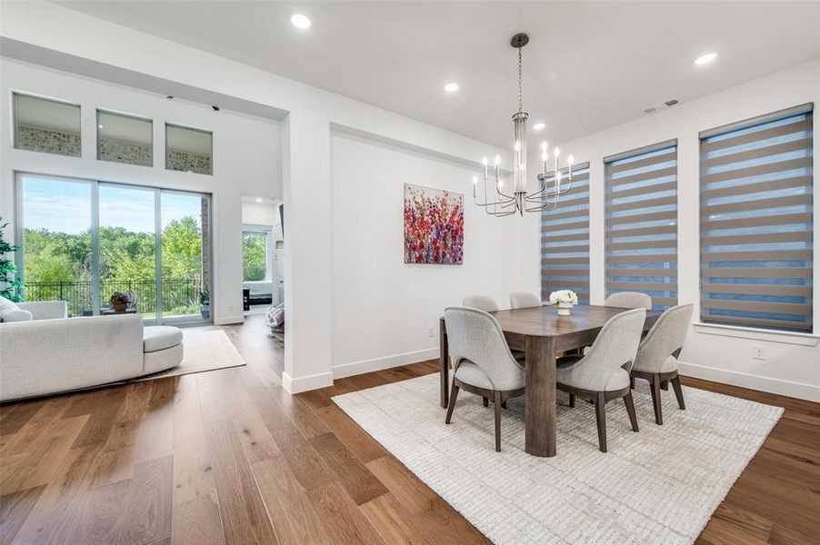 Furnished interior view inside a new home in Sandbrock Ranch, Aubrey (Image 9).