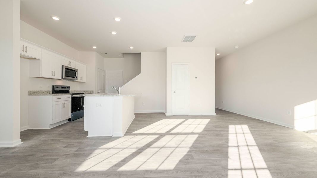 Spacious, unfurnished interior of a new home in North Village Townes, Greensboro (Image 29). Spacious, unfurnished interior of a new home in North Village Townes, Greensboro (Image 29).
