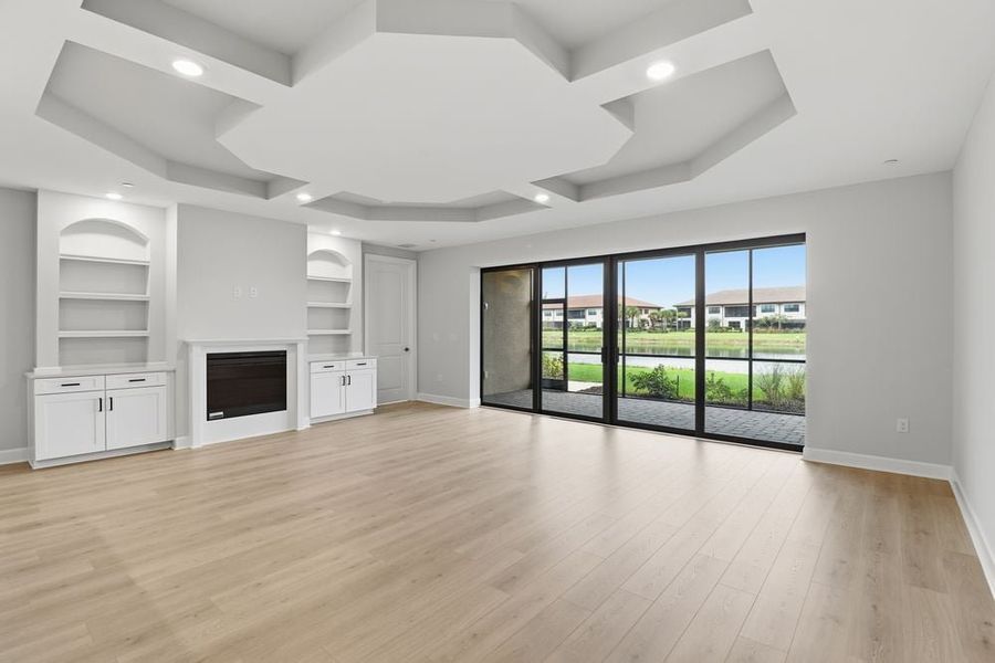 Spacious, unfurnished interior of a new home in Esplanade by the Islands Coach Homes, Naples (Image 11).