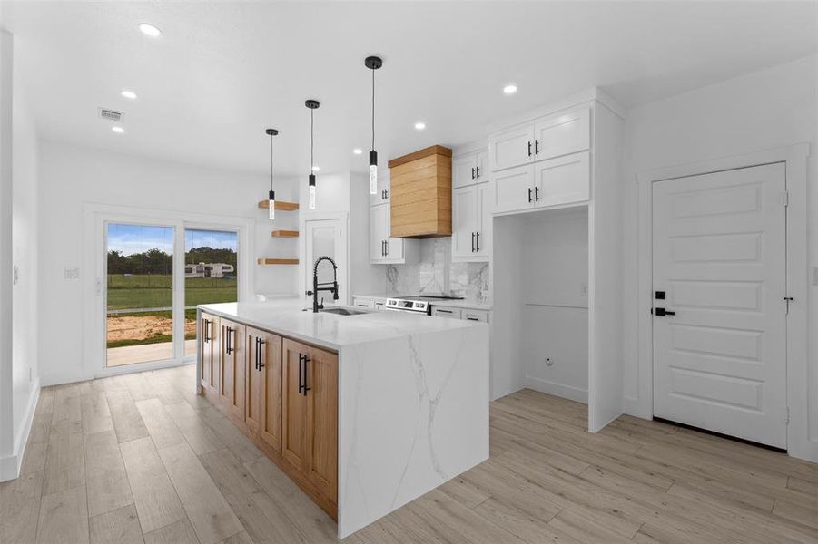Furnished interior view inside a new home in , Emory (Image 9).