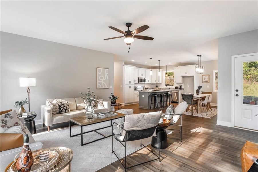 Furnished interior view inside a new home in , East Ellijay (Image 16).