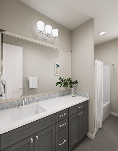 Representative furnished interior of a home built from the Tipton Plan 3507 by Tri Pointe Homes in Soleo, San Tan Valley (Image 31).