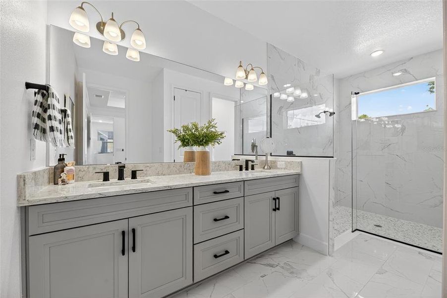 Furnished interior view inside a new home in Marisol Pointe at MiraBay Florida Series, Apollo Beach (Image 51).