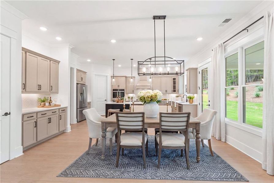 Furnished interior view inside a new home in Lanesborough, Marietta (Image 11).