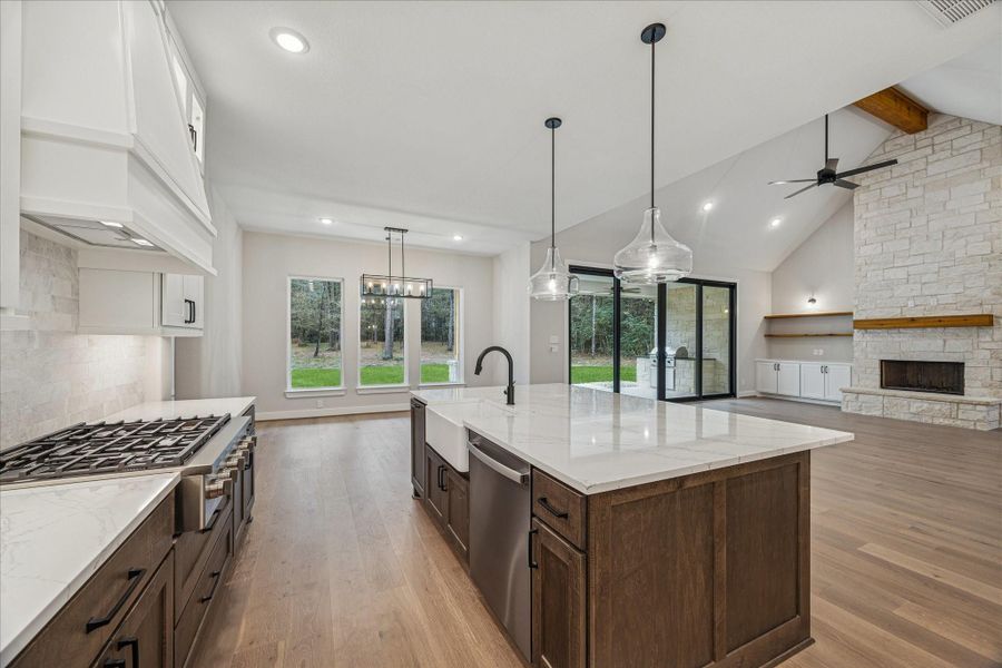 Furnished interior view inside a new home in , Huntsville (Image 8).