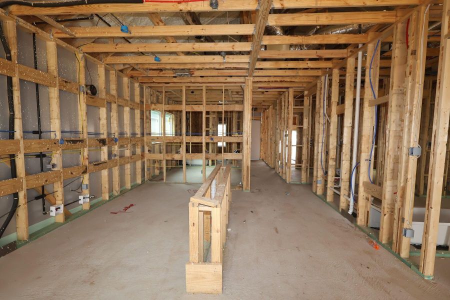 In-progress construction of a new home in Harvest Green 45', Richmond, TX (Image 8). In-progress construction of a new home in Harvest Green 45', Richmond, TX (Image 8).