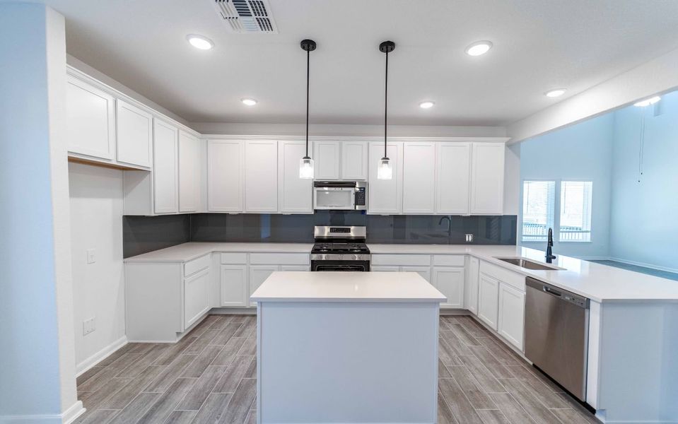Furnished interior view inside a new home in Arcadia Ridge, San Antonio (Image 4).