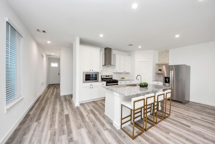 Furnished interior view inside a new home in , Houston (Image 13).