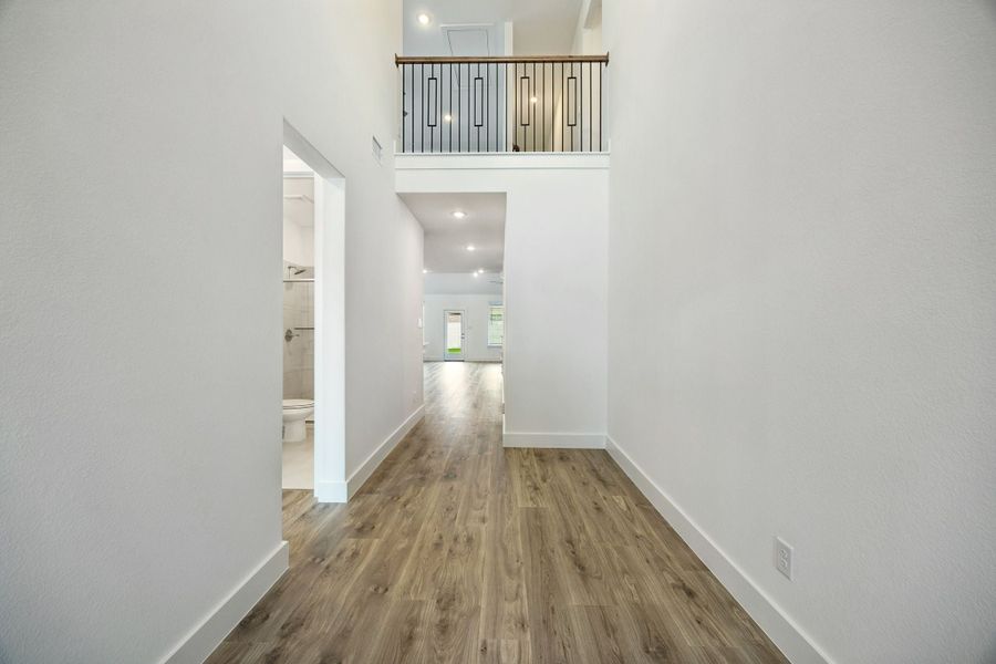 Spacious, unfurnished interior of a new home in Painted Tree Woodland West, McKinney (Image 25). Spacious, unfurnished interior of a new home in Painted Tree Woodland West, McKinney (Image 25).