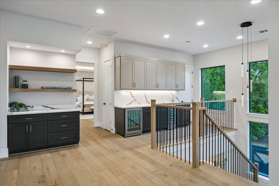 Furnished interior view inside a new home in , Bellaire (Image 26).