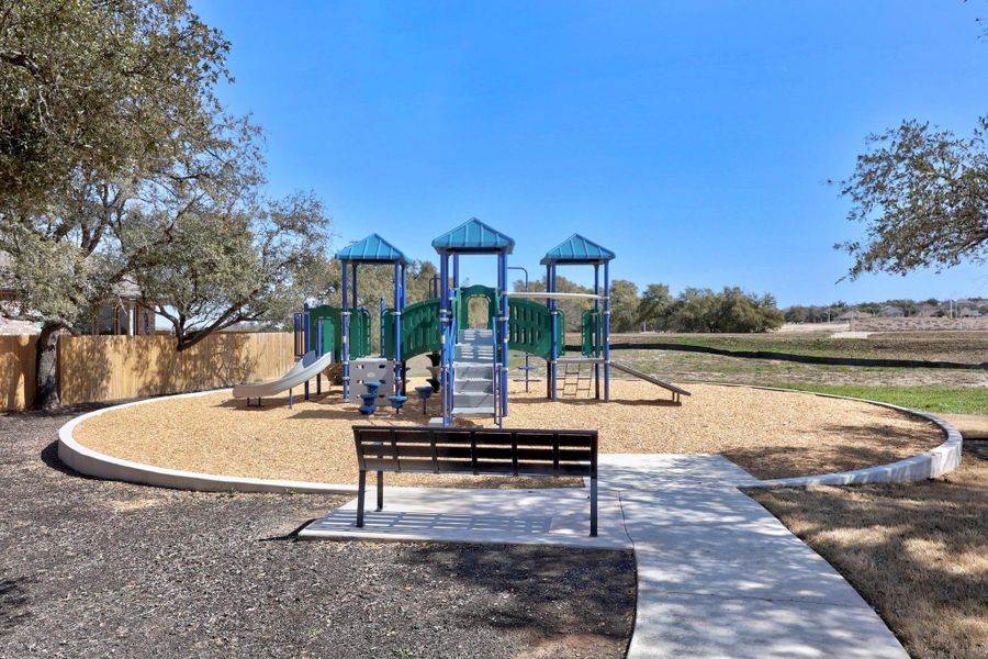 View of community playground