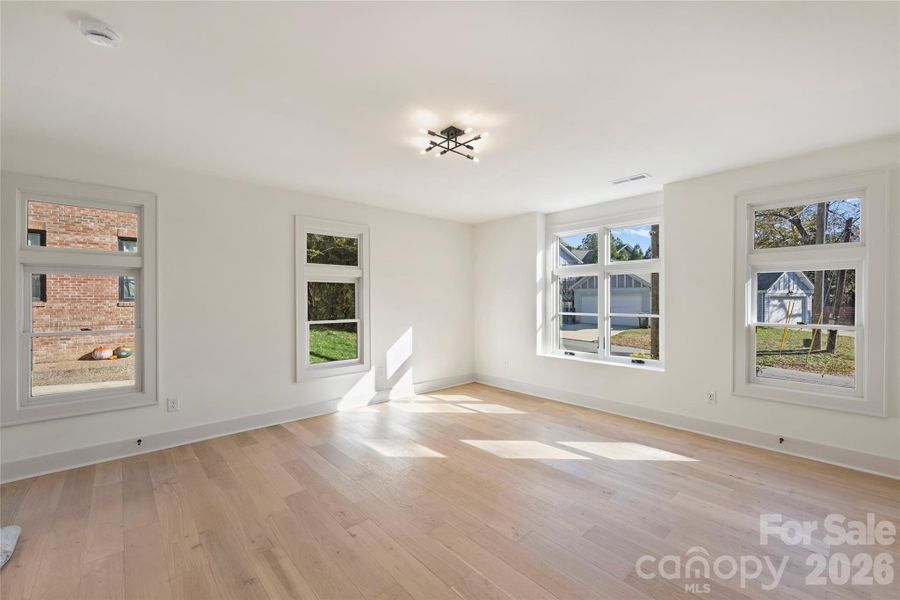 Ground floor Rec room/ bedroom with connected bath
