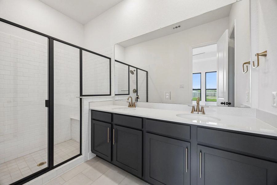Furnished interior view inside a new home in Bergamo, Katy (Image 9).