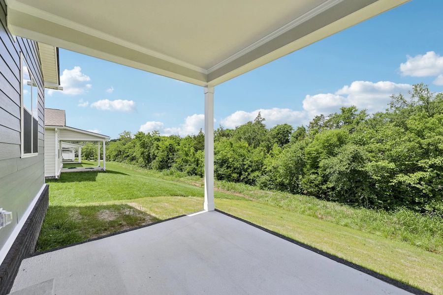Rear Covered Patio