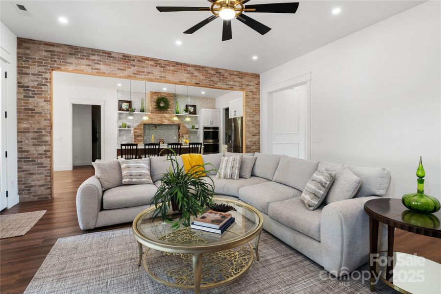 Furnished interior view inside a new home in , Hendersonville (Image 33). Furnished interior view inside a new home in , Hendersonville (Image 33).