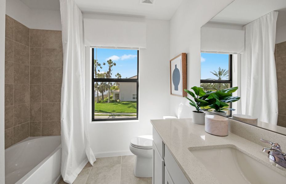 Furnished interior view inside a new home in Sawgrass at Coral Lakes, Cape Coral (Image 9). Furnished interior view inside a new home in Sawgrass at Coral Lakes, Cape Coral (Image 9).