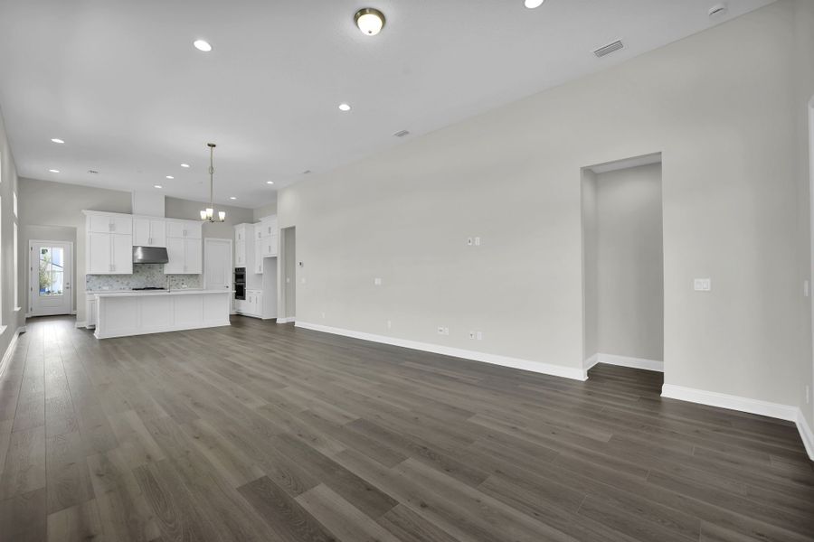 Representative unfurnished interior of a home built from the Naples by Riverside Homes in Mariposa at EverRange, Jacksonville (Image 30).