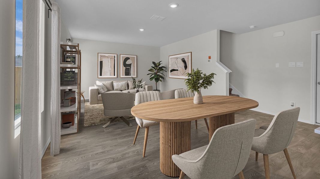 Representative furnished interior of a home built from the The Davis by D.R. Horton in Ladera, Luling (Image 9).