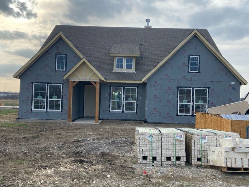In-progress construction of a new home in Hillview Addition, Decatur, TX (Image 4). In-progress construction of a new home in Hillview Addition, Decatur, TX (Image 4).