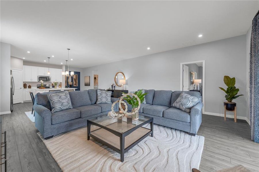 Furnished interior view inside a new home in Hidden Cove, Eustis (Image 8).