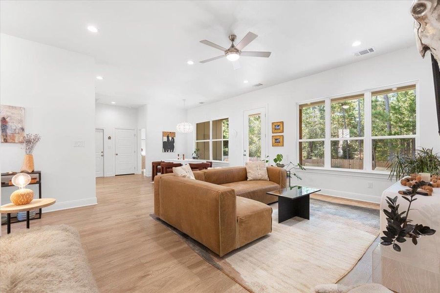 Furnished interior view inside a new home in , Bastrop (Image 29). Furnished interior view inside a new home in , Bastrop (Image 29).