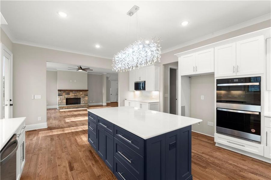 Furnished interior view inside a new home in , Powder Springs (Image 6). Furnished interior view inside a new home in , Powder Springs (Image 6).