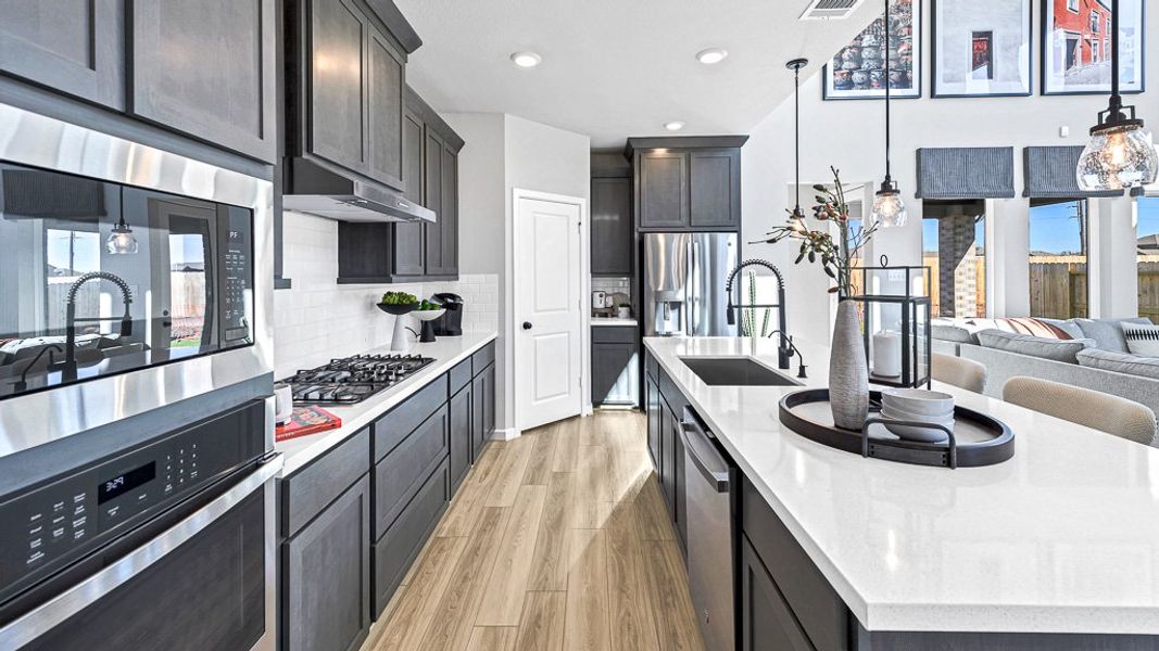 Furnished interior view inside a new home in Avalon at Cypress, Cypress (Image 38).