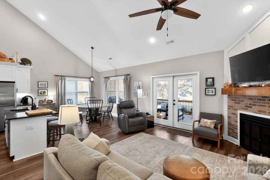 Furnished interior view inside a new home in , Ninety Six (Image 24).