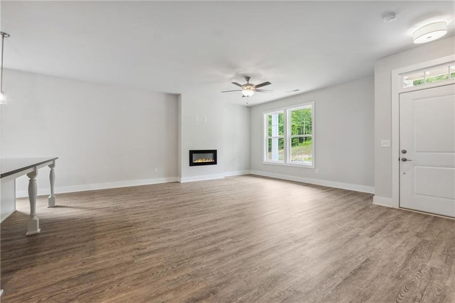 Spacious, unfurnished interior of a new home in The Park at Gainesville Township, Gainesville (Image 17).
