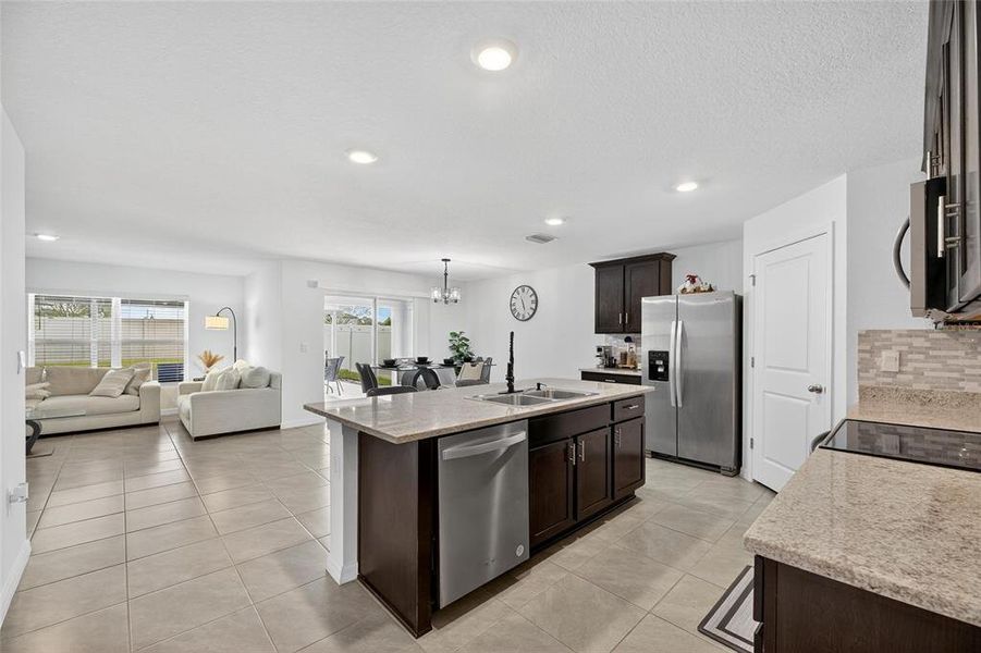 Furnished interior view inside a new home in North Park Isle, Plant City (Image 17).