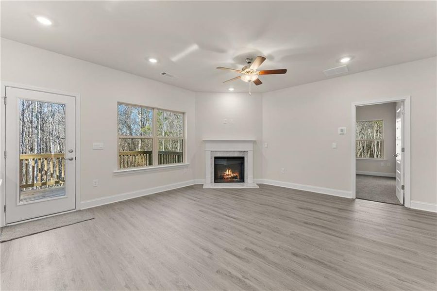 Spacious, unfurnished interior of a new home in Magnolia Villas, Cornelia (Image 29).