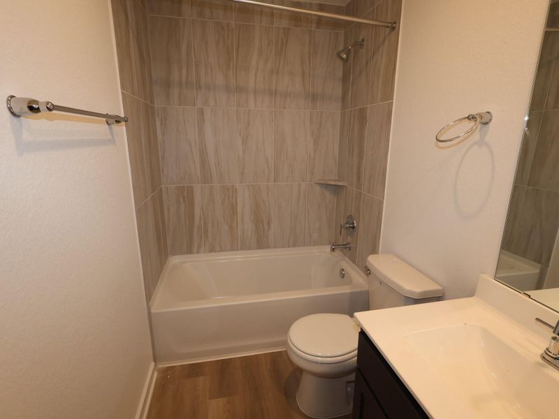 Furnished interior view inside a new home in Moran Ranch, Willis (Image 3). Furnished interior view inside a new home in Moran Ranch, Willis (Image 3).