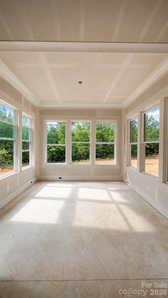 Bright and spacious dining room right off of the gourmet kitchen Bright and spacious dining room right off of the gourmet kitchen
