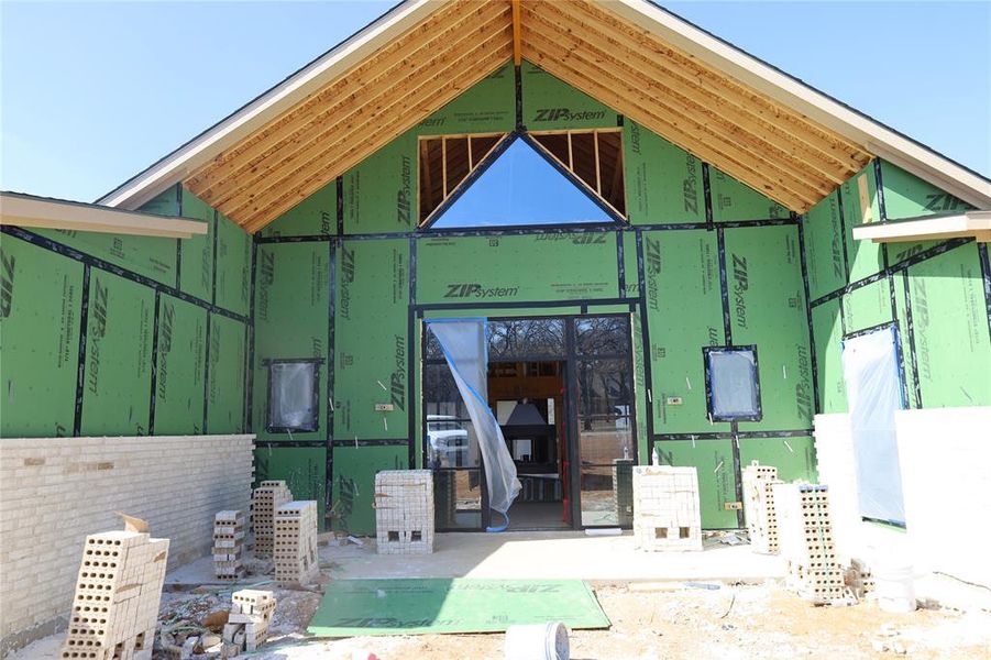 In-progress construction of a new home in , Joshua, TX (Image 14).