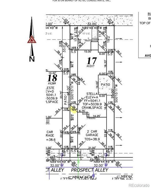 1217 Prospect Aly Preliminary Plot Plan