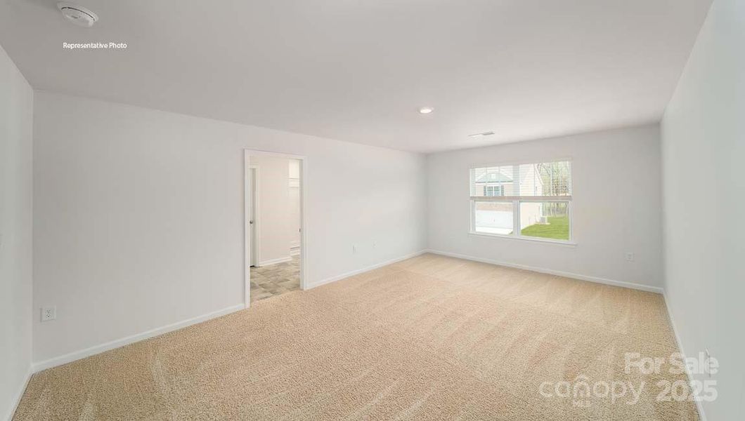 Spacious, unfurnished interior of a new home in Wallace Springs, Statesville (Image 16).