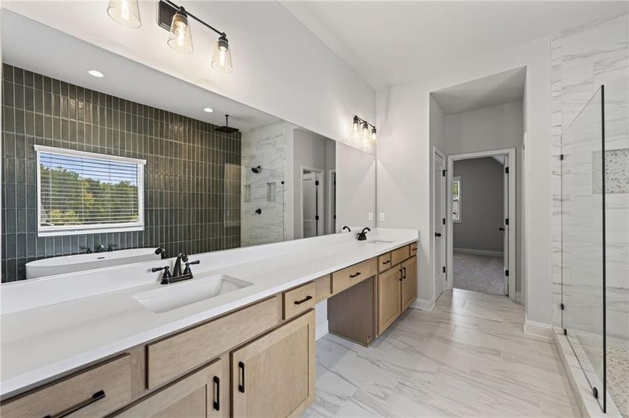 Furnished interior view inside a new home in , Loganville (Image 17).